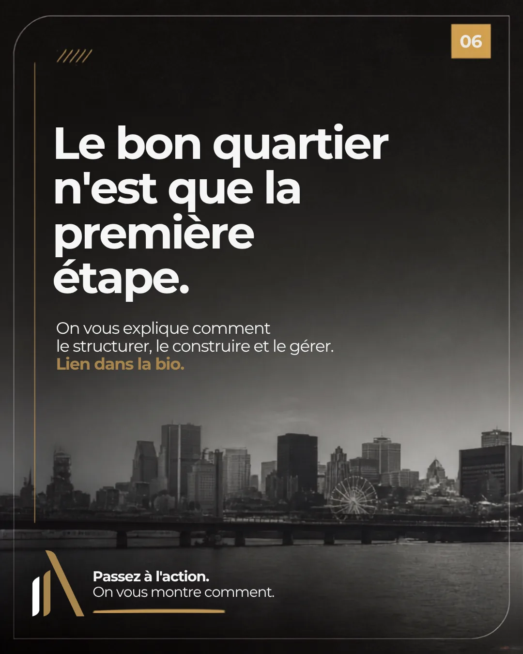 Le bon quartier n'est que la première étape